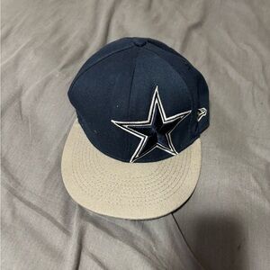 New Era Navy and Gray Two-Tone Snapback Cap